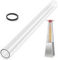 Quartz Glass Tube Replacement for Patio Heaters, Fits Four-Sided Pyramid Flames by Hiland/Fire Sense - YEHERIT