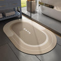 MontVoo Bath Mat Non Slip Quick Dry Stain Resistant - 24x35 Beige