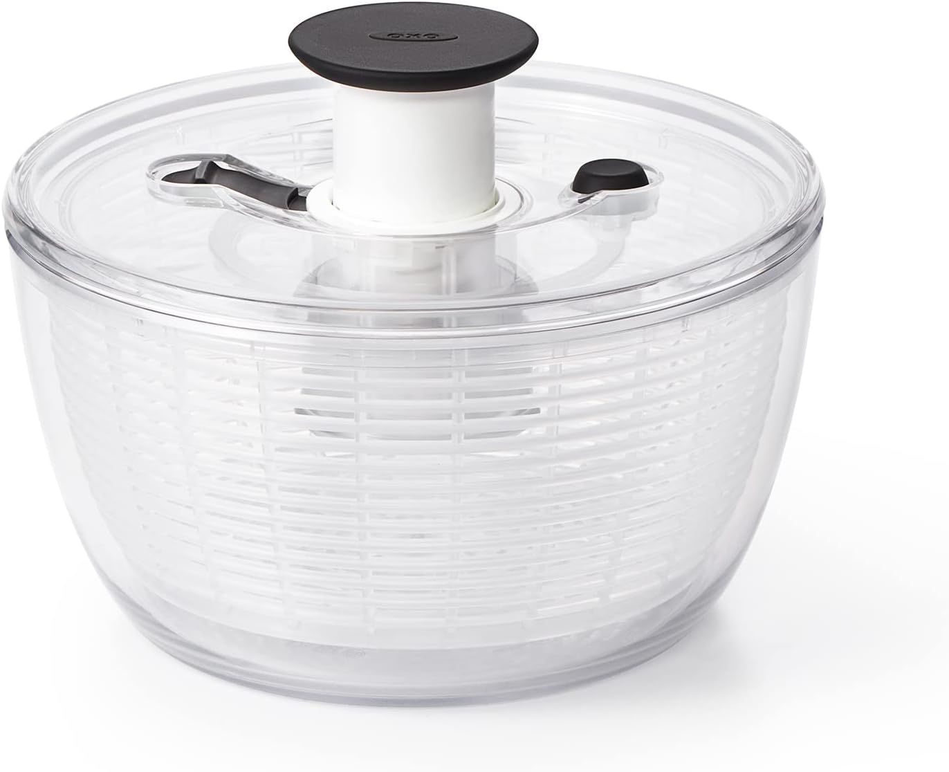 Compact OXO Salad Spinner: Quick Drying Power!