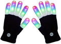 LED Rave Gloves: 7 Color Light Show! Illuminate Your Night