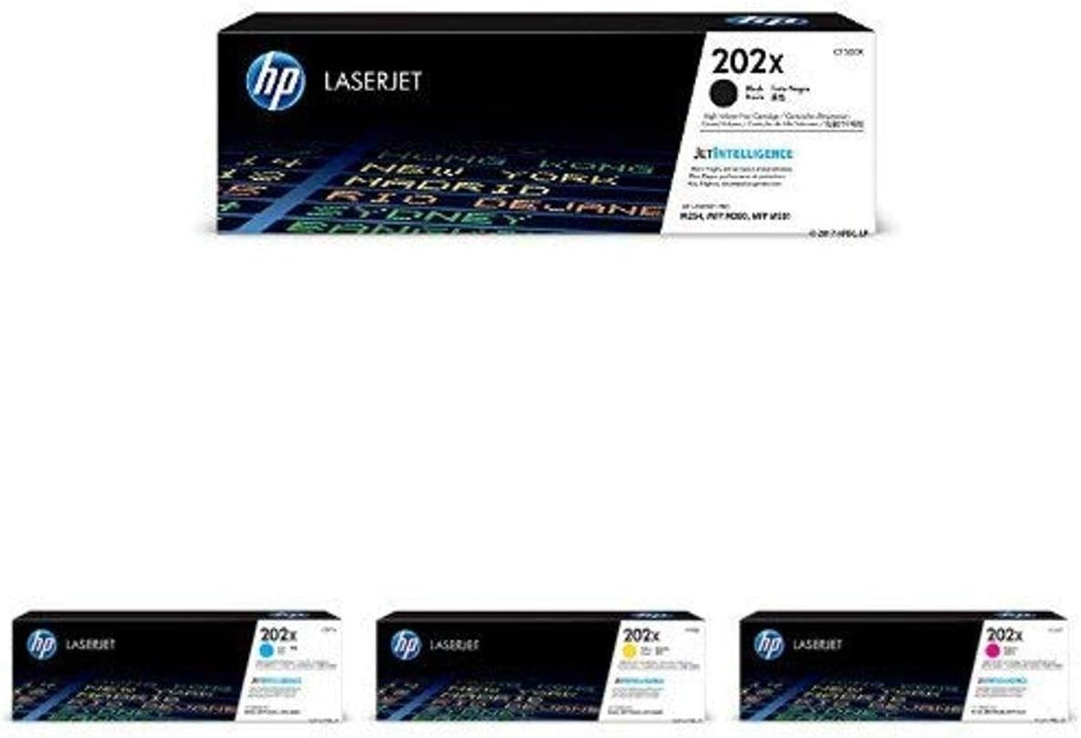 HP 202X Toner Cartridge Bundle for LaserJet Pro M254 and M281