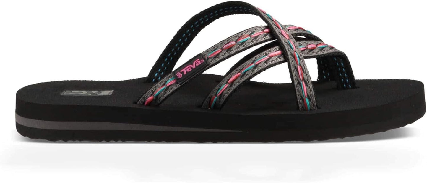 Teva Women's Olowahu Flip-Flop: Cushy Sandal with Contoured Footbed