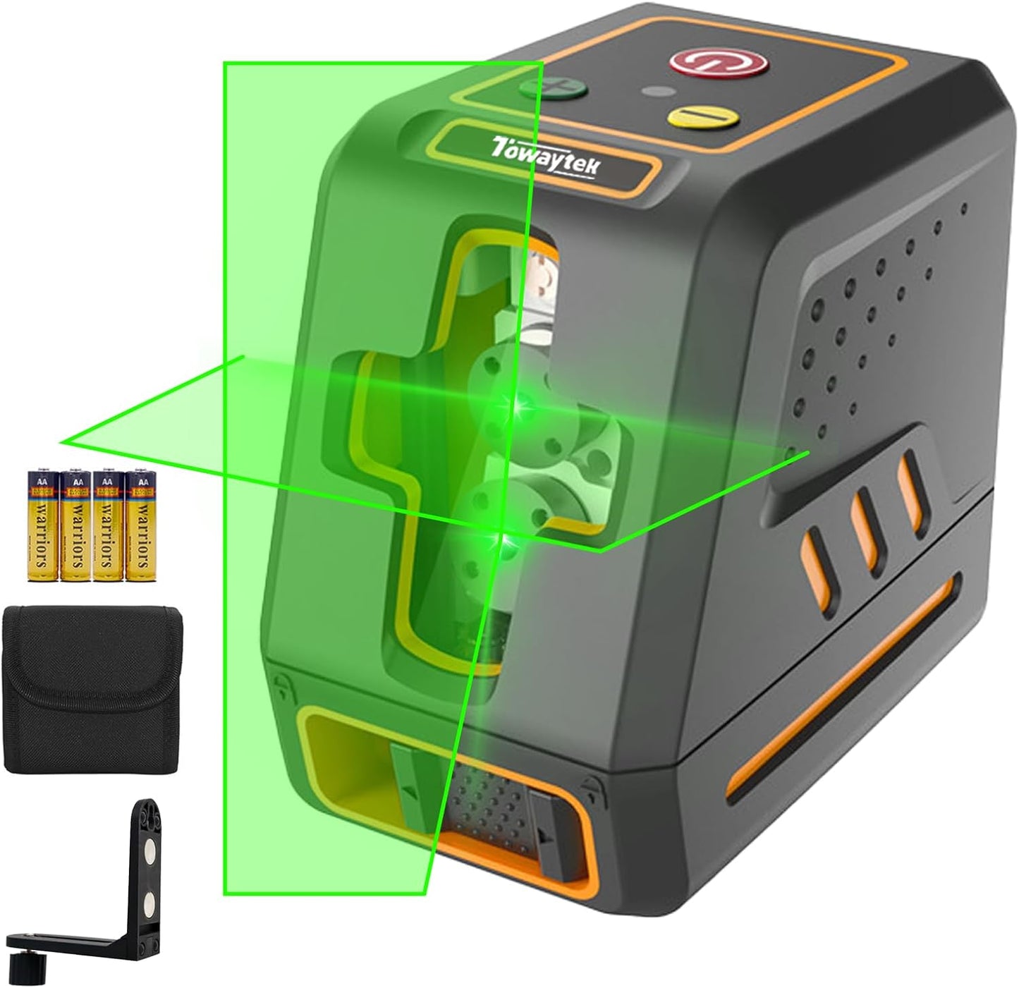 Towaytek Self-Leveling Cross Line Laser Level for Precision