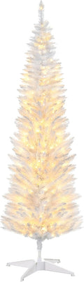 Pre-Lit Slim Noble Fir 5 ft Artificial Christmas Tree - Slim Fit