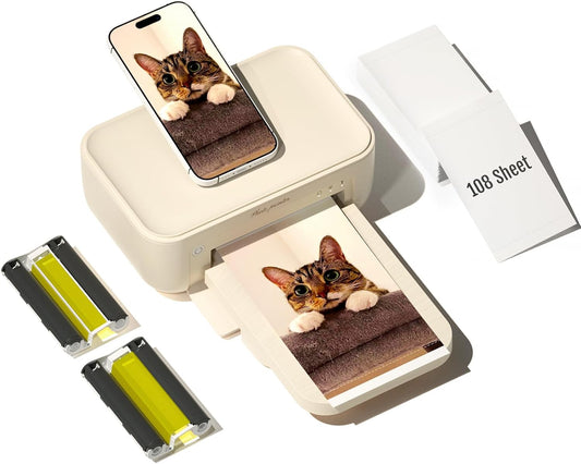 HPRT Photo Printer for Instant 4x6 Prints - Portable & User-Friendly