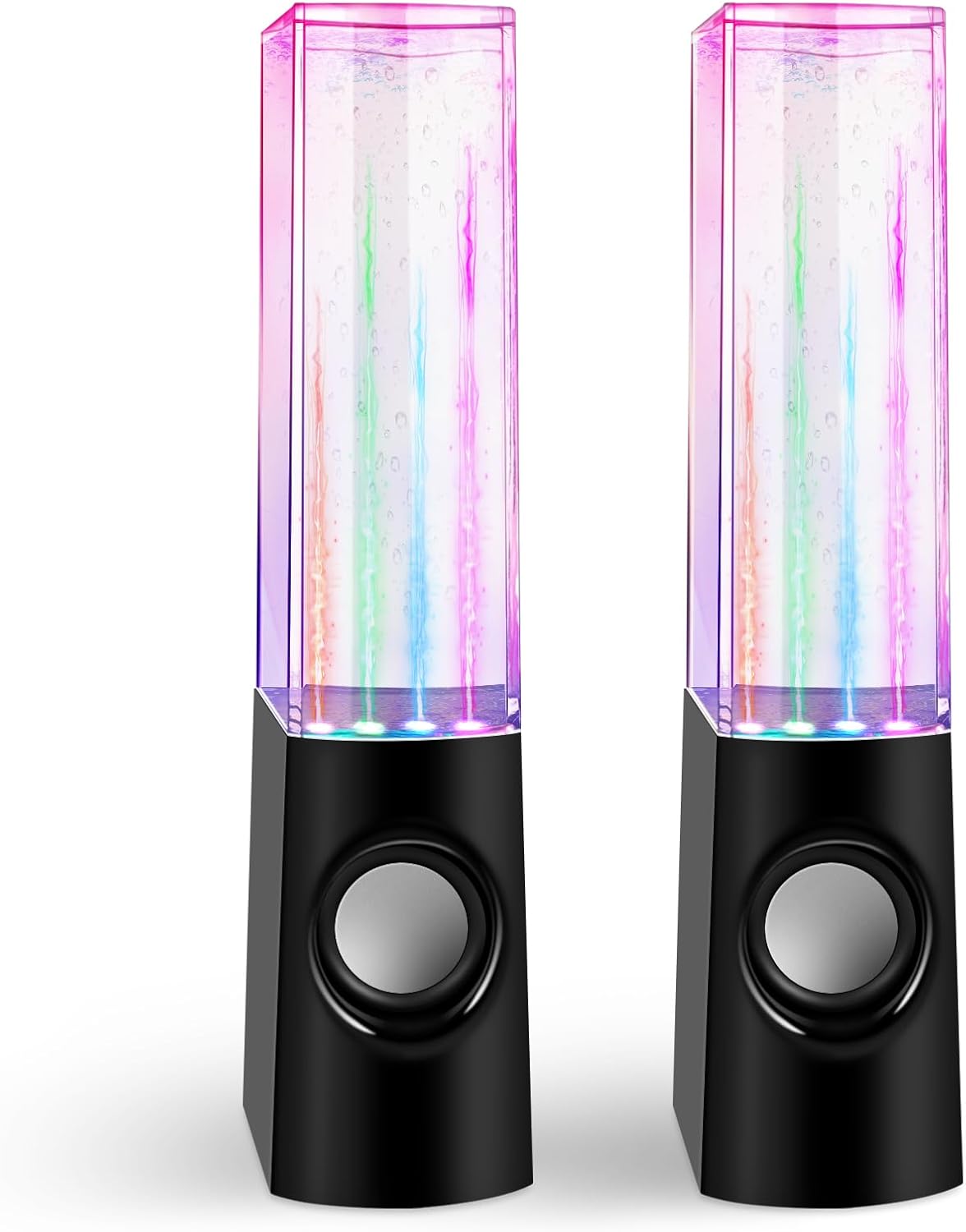 Colorful LED Water Speaker: Sound & Light Show!
