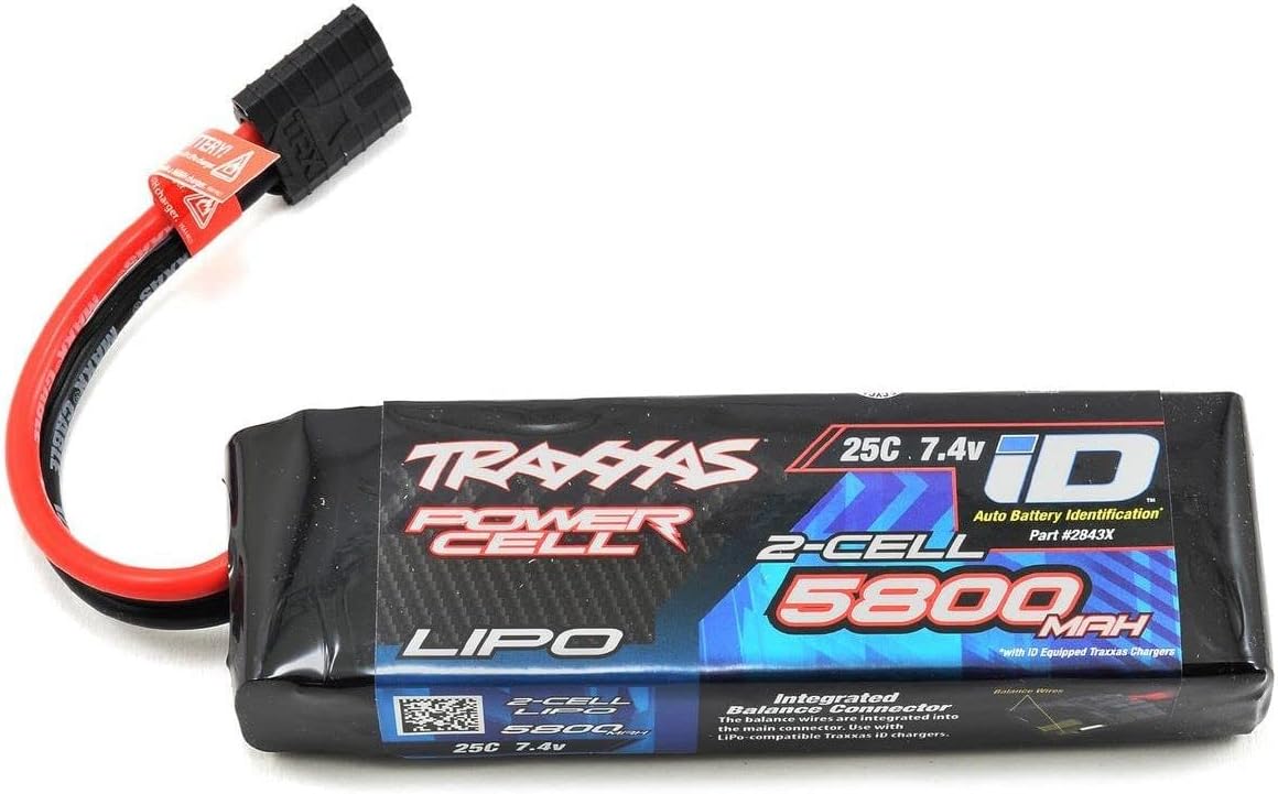 Ttraxxas 2S Power Cell 25C LiPo Battery with iD Connector