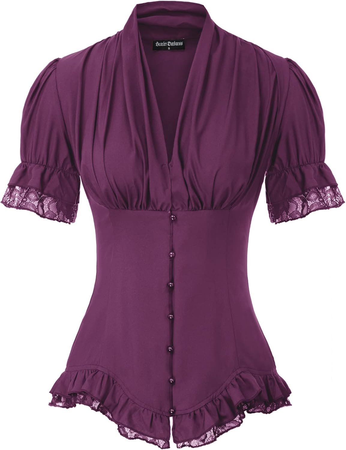 Victorian Peasant Blouses for Women - Elegant Puff Sleeve Tops