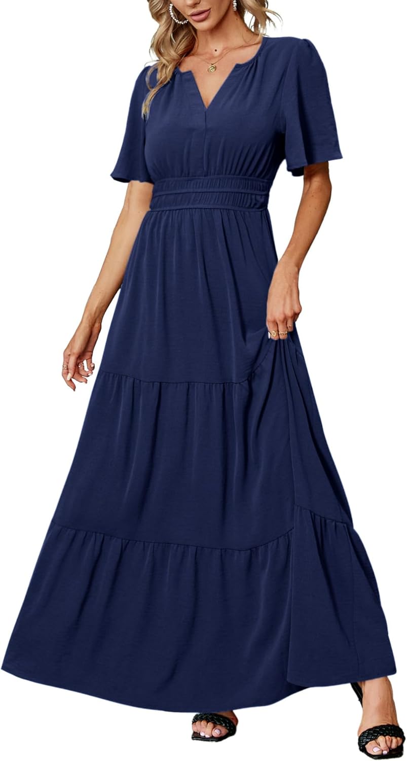 Amegoya Women's Summer Boho Maxi Dress for Every Occasion