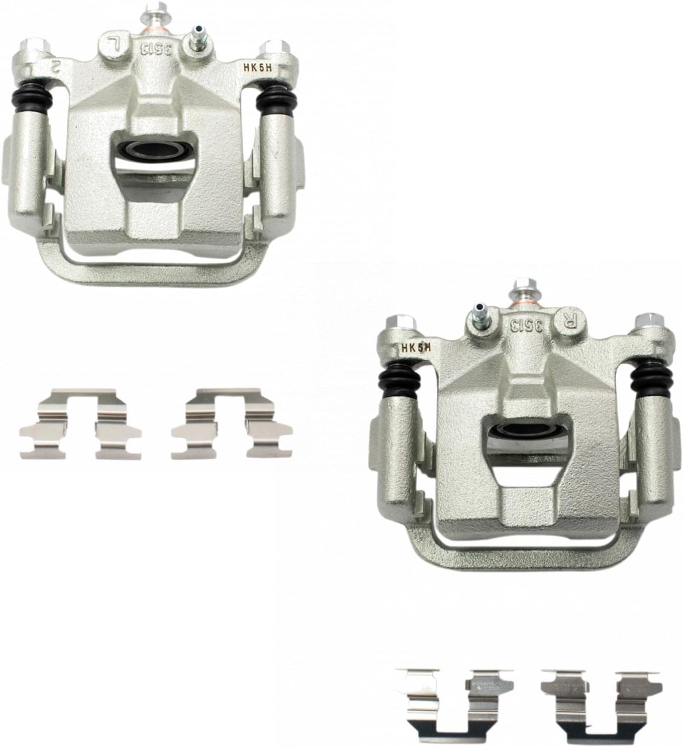 TRQ Rear Brake Caliper Set for 2007-2012 Nissan Altima Models