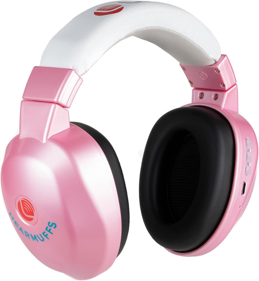 Lucid Audio Baby Bluetooth Earmuffs - Protect & Soothe Ages 0-4 (Pink)