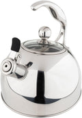 Viking 3-Ply Stainless Steel Tea Kettle - 2.6 Quart Whistling Pot
