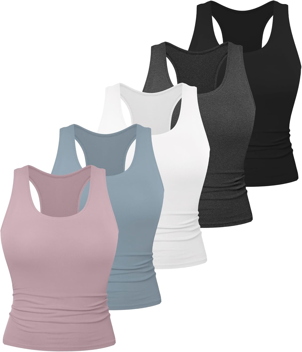 Dalavch Women's Workout Racerback Tank Tops for Active Lifestyle