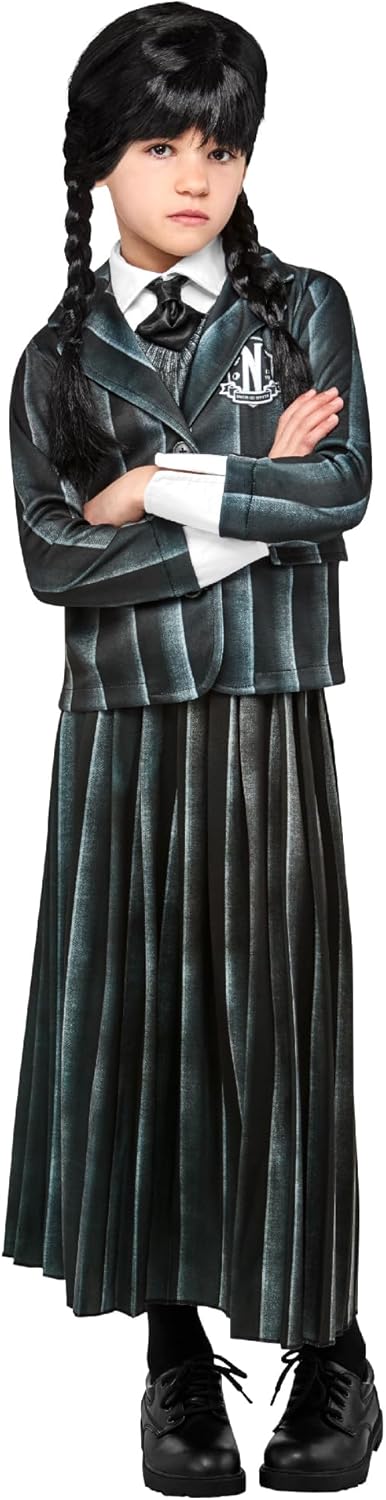 Wednesday Addams Nevermore School Uniform Costume for Kids