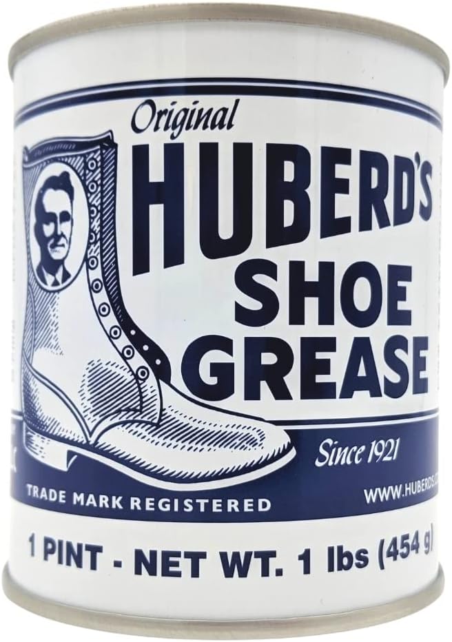 Huberds Shoe Grease 16oz - Waterproof Leather Savior!