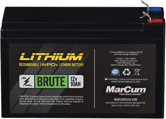 Long-Lasting Power: MarCum 12V Lithium Brute Battery