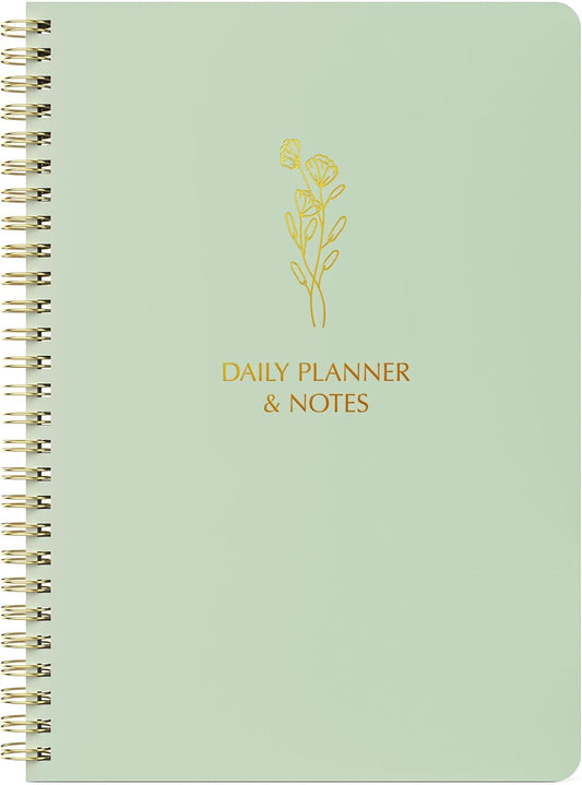 Aesthetic Sage Green Daily Planner - Boost Productivity!