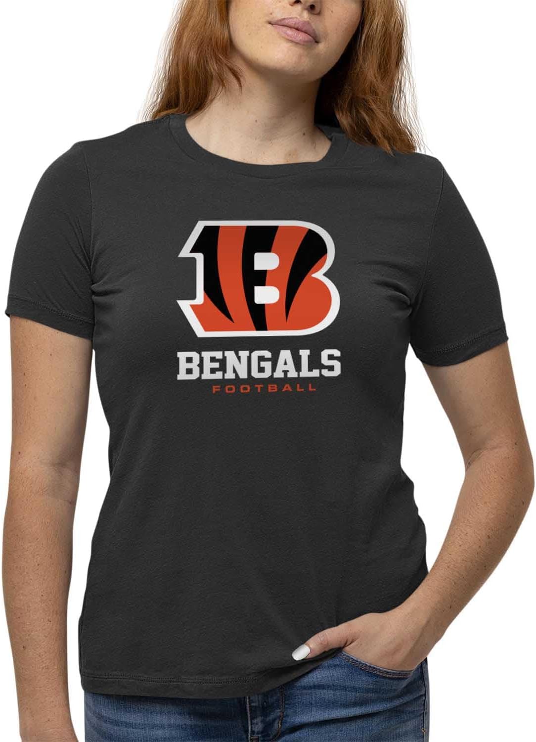 Bengals Women's NFL Ultimate Fan Logo Short Sleeve T-Shirt