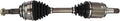 TRQ Front Left Right CV Axle Shaft Assembly - Direct Fit Replacement