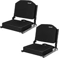 Stadium Seats for Bleachers with Ultra Padded Back - Portable Comfort