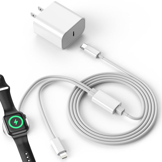 Fast Charging HONOT 2-in-1 Apple Watch & iPhone Charger