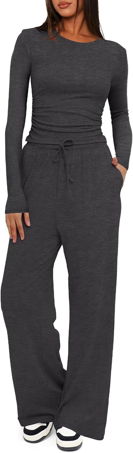 Darong Women's 2 Piece Outfits Lounge Sets for Fall 2025