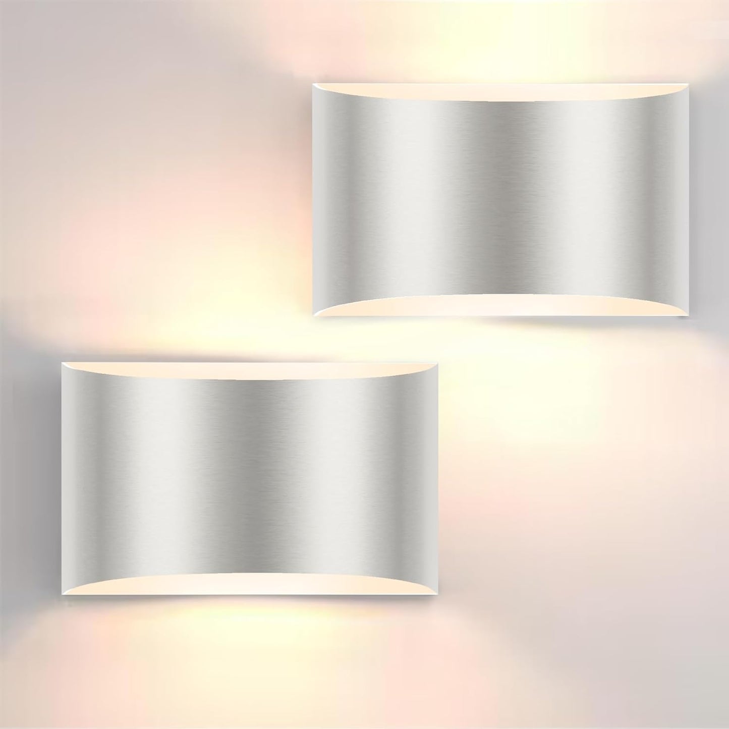 Modern LED Wall Sconces Set of 2 for Stylish Home Lighting