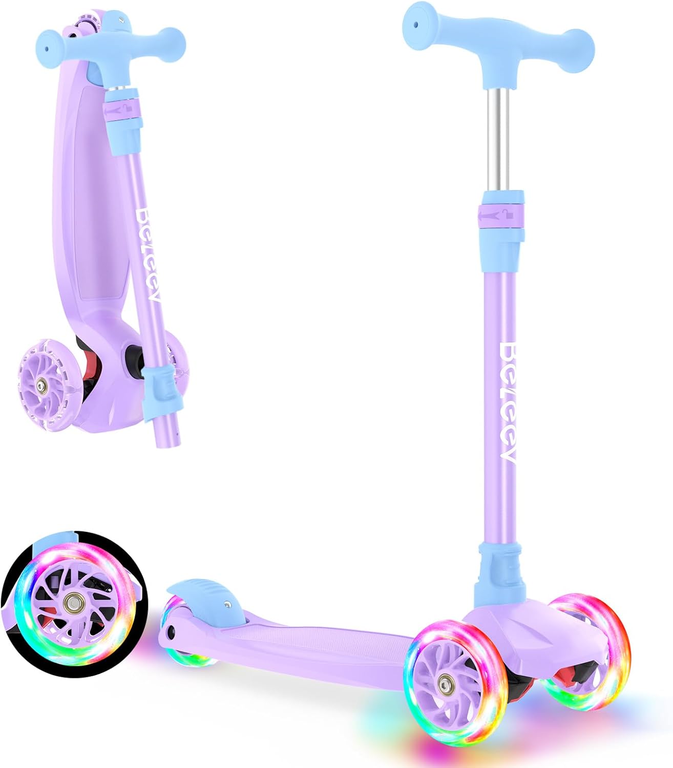 BELEEV Scooters for Kids: 3 Wheel Kick Scooter Fun