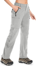 Wespornow Women's Hiking Pants Convertible Zip-Off Quick Dry Pants