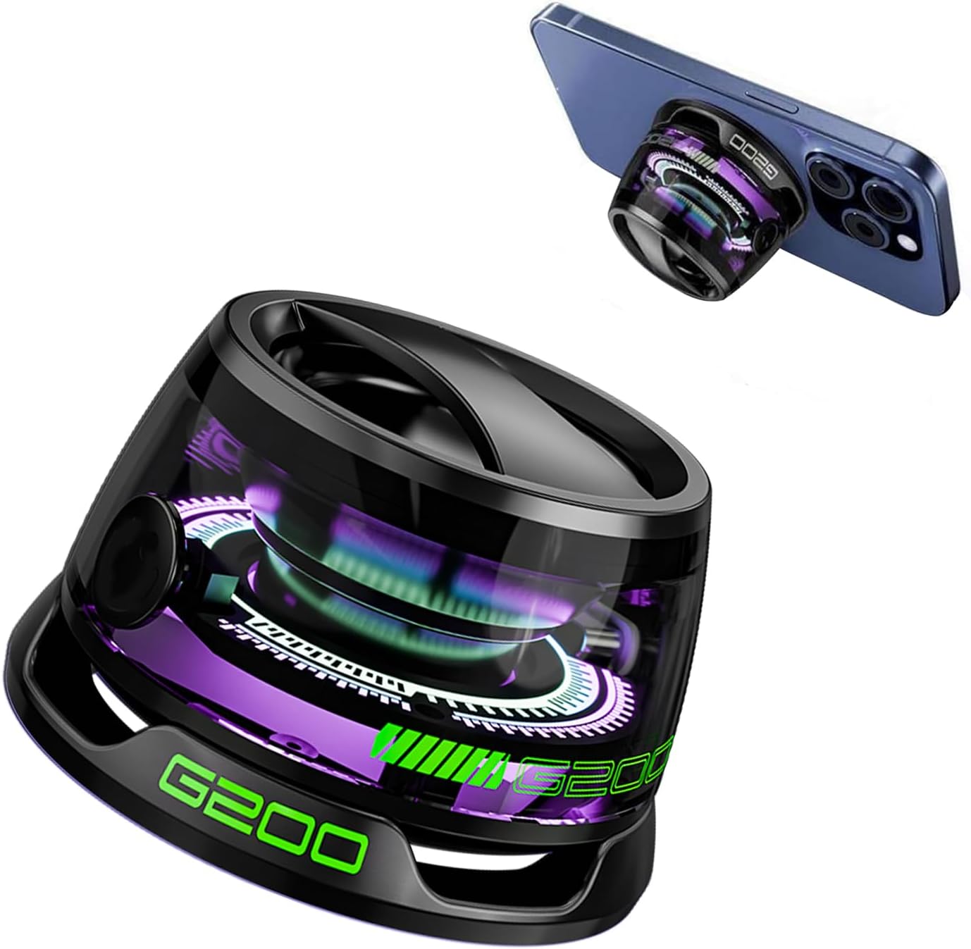 Wireless Waterproof Magnetic RGB Speaker - 6-7H Playtime