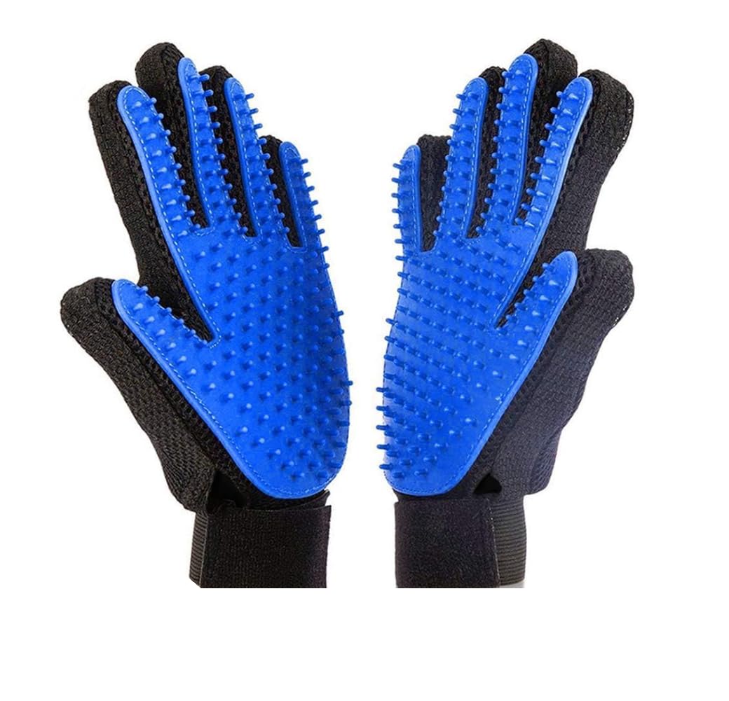 Soft Silicone Pet Grooming Gloves - Clean Pets Easily