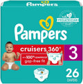 Pampers Cruisers 360 Diapers Size 3 Pull-On - Gap-Free Leak Protection