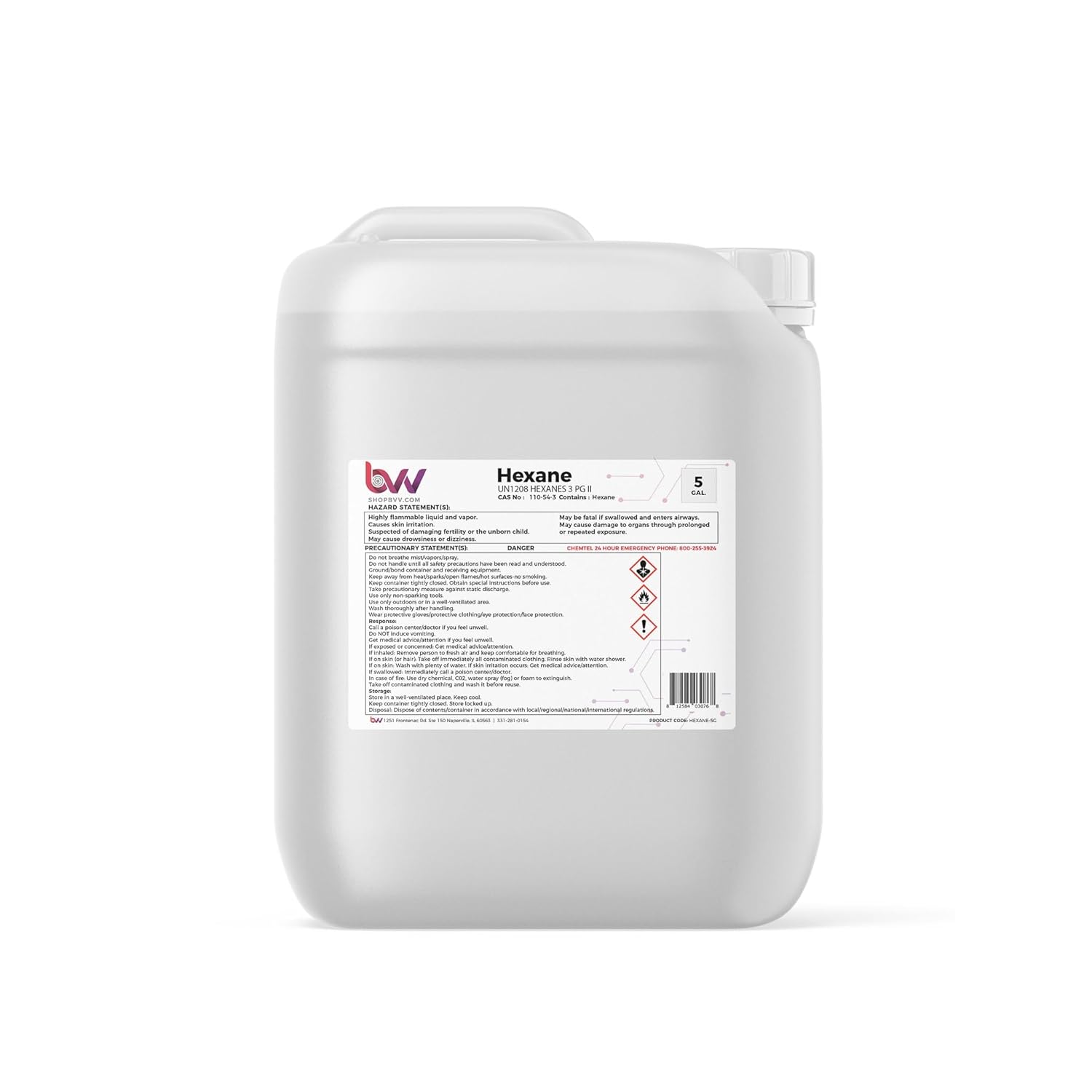 BVV Hexane 99% Lab Grade for Cleaner Extracts and Distillation