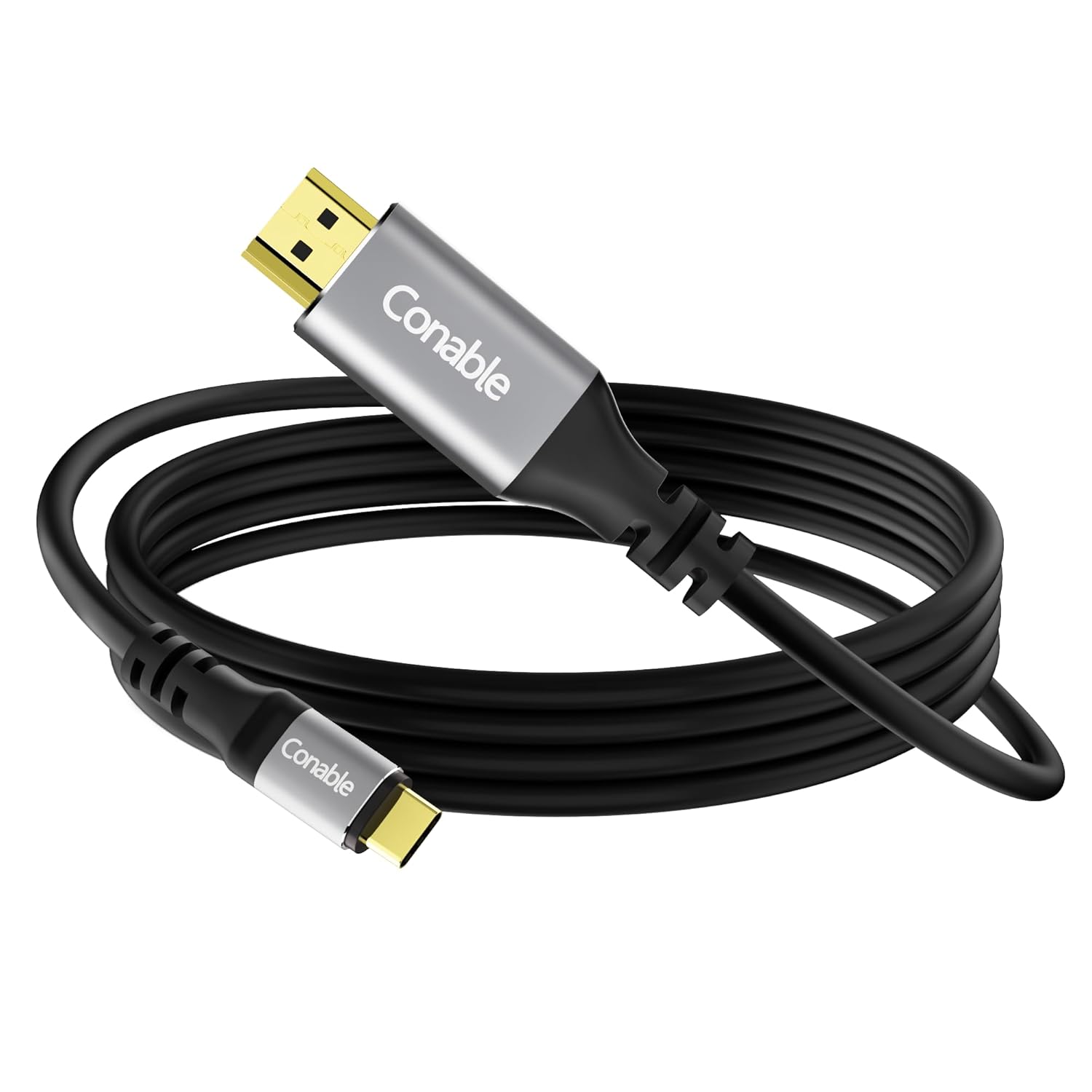 4FT USB C to HDMI Cable - 4K @60Hz - Thunderbolt 3/4 Compatible - iPhone, MacBook, Galaxy