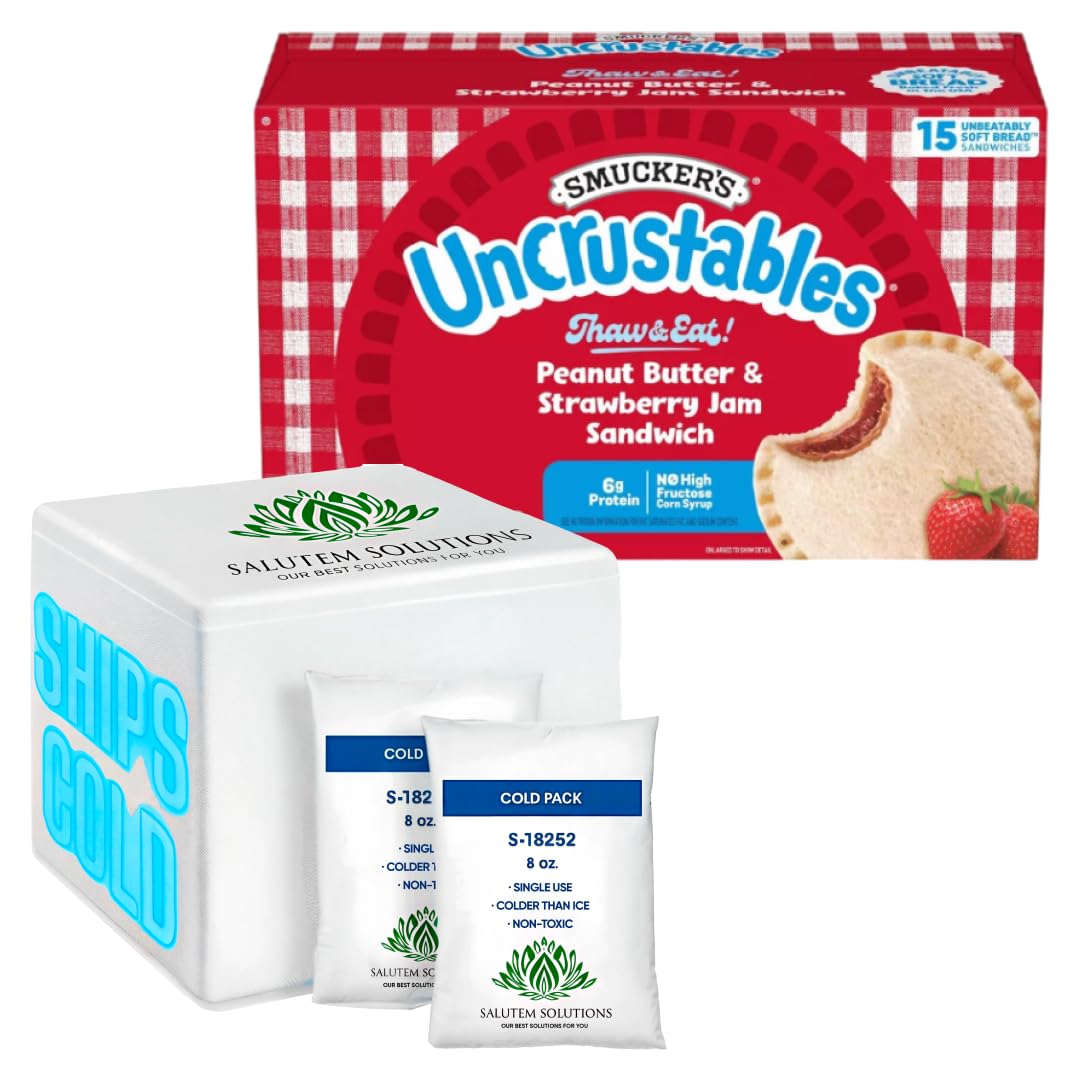 Convenient 60-Piece Frozen Uncrustables Bundle