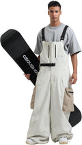 GSOU SNOW Insulated Snowboard Bibs: Unisex Winter Performance