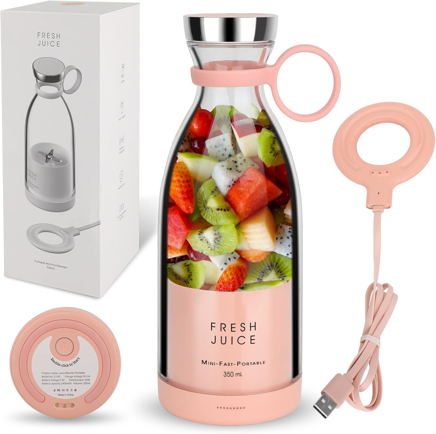 Portable USB Blender for On-the-Go Blending by Fulangpa