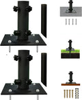 Patio Umbrella Stand Deck Mount - Stable Multifunctional Base