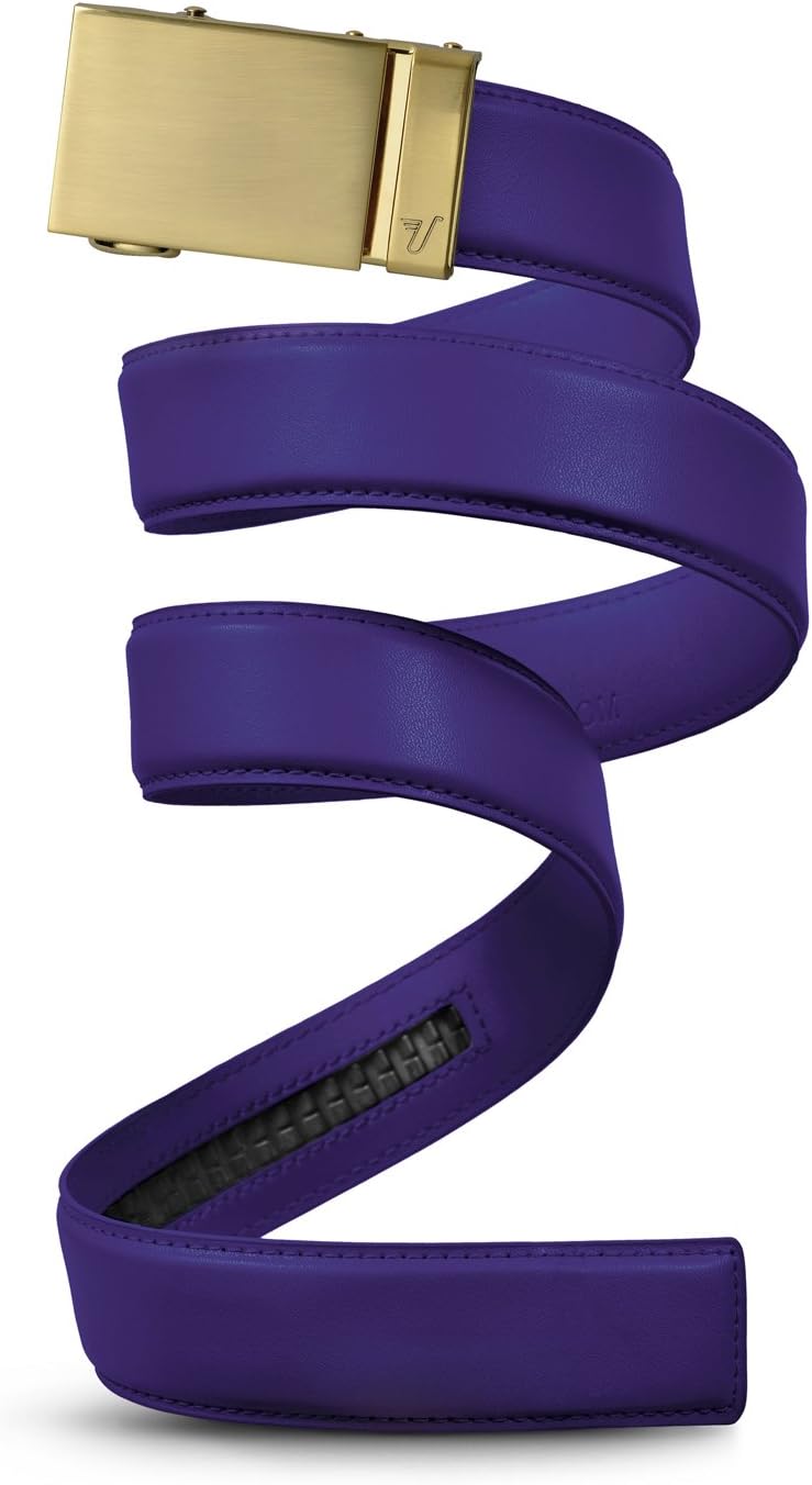 Mission Belt Men's Leather Ratchet Belt for Perfect Fit Every Time