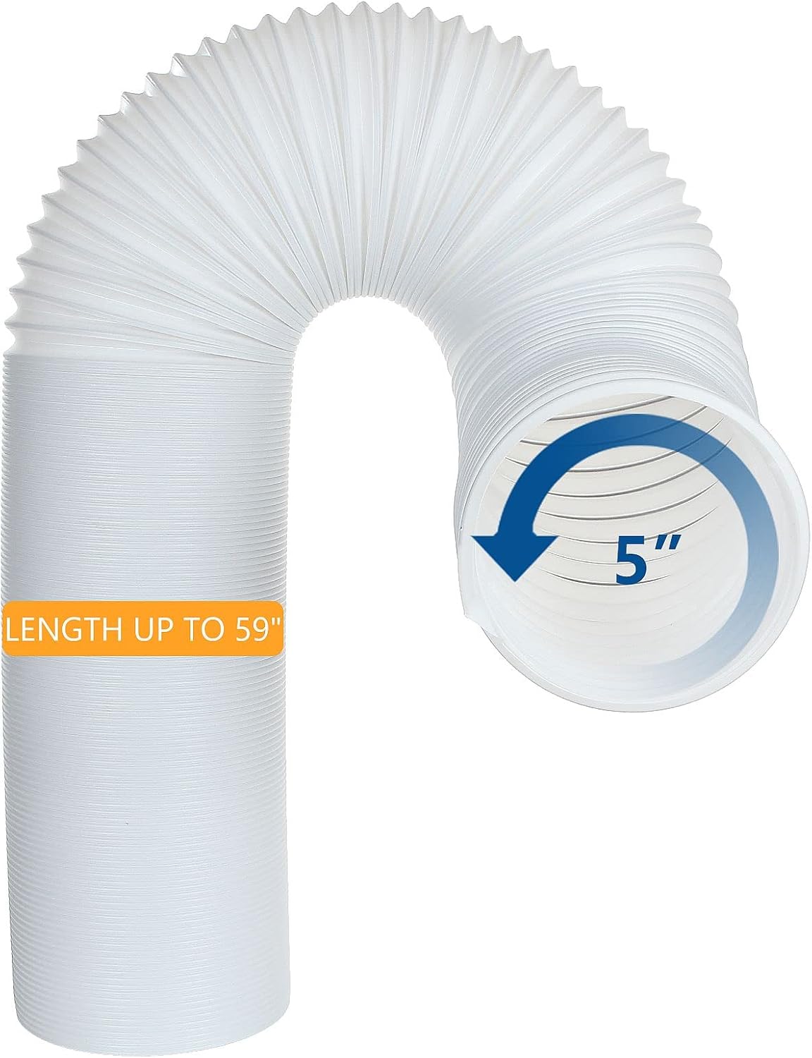 LISHINE 5 Portable AC Exhaust Hose, 59 Length