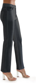 Women's Jean Denim Look Jeggings Straight Leg Pants - Comfortable size