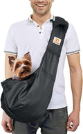 Tomkas Small Dog Sling Carrier - Comfortable Safety Sling for 8-15 lbs