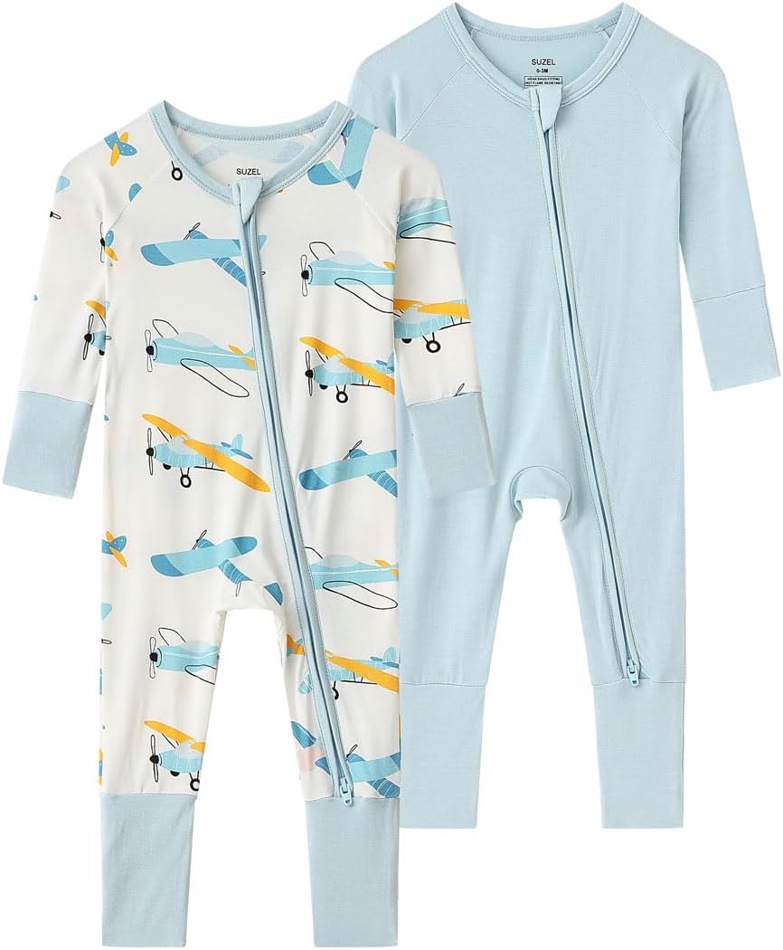 Baby Viscose from Bamboo Footless Pajamas for Boys and Girls