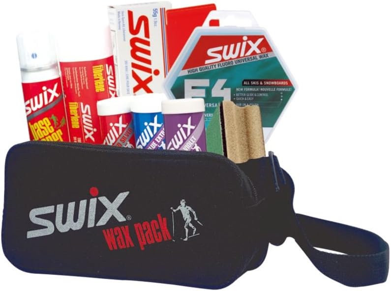 Swix 9-Piece Cross Country Wax Kit for Superior Performance