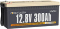 Power Queen 12V 300Ah Deep Cycle Battery - High Capacity Backup Power