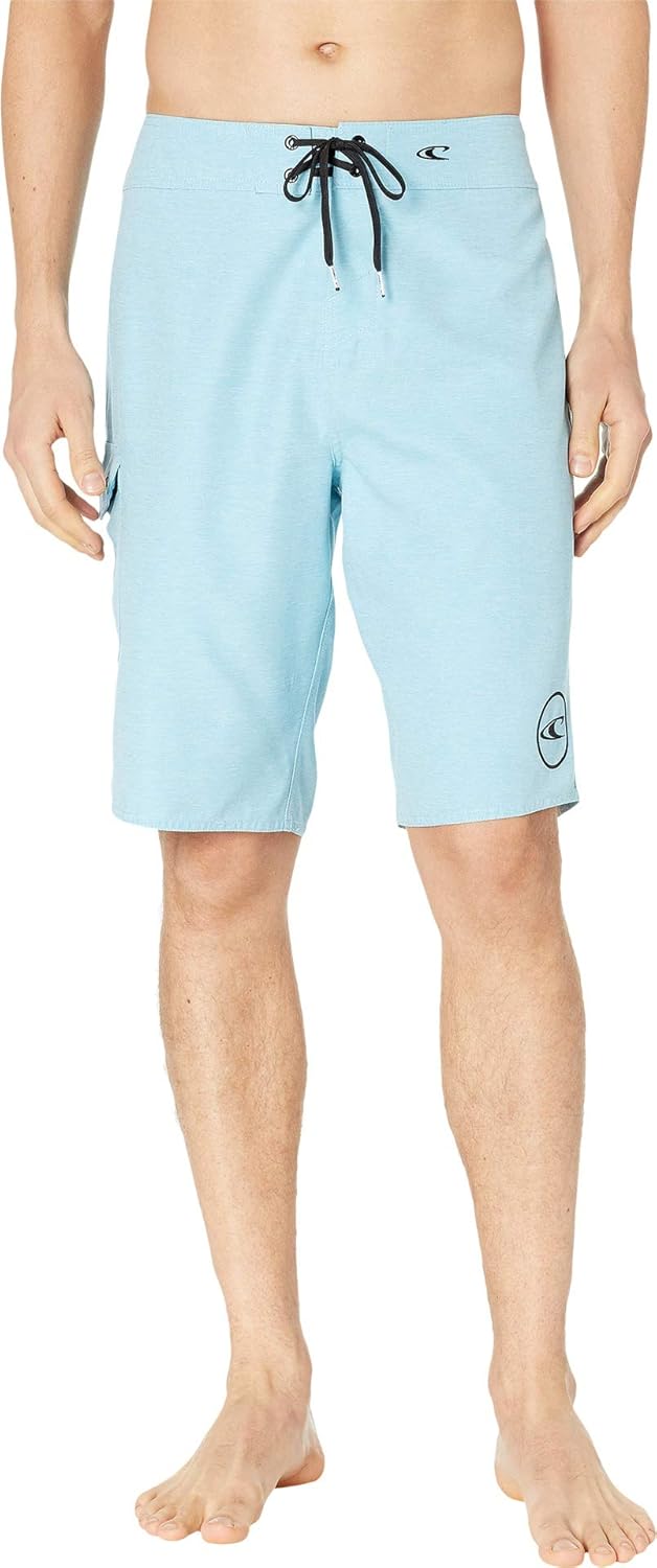 O'NEILL Men's 21 Inch Solid Boardshorts for Active Swimmers