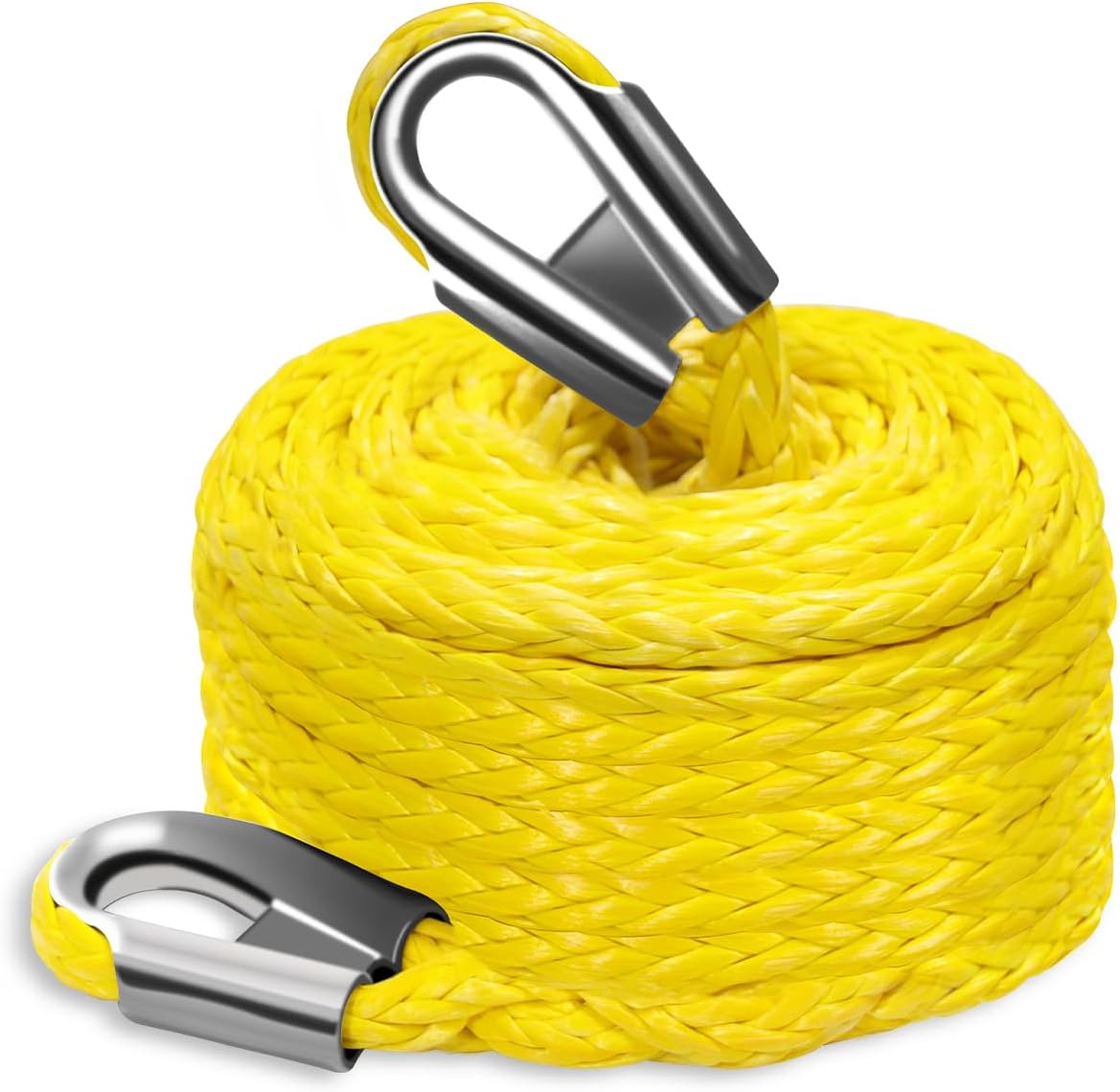 Perantlb Synthetic Winch Rope 1/2in x 50ft for 4WD Vehicles