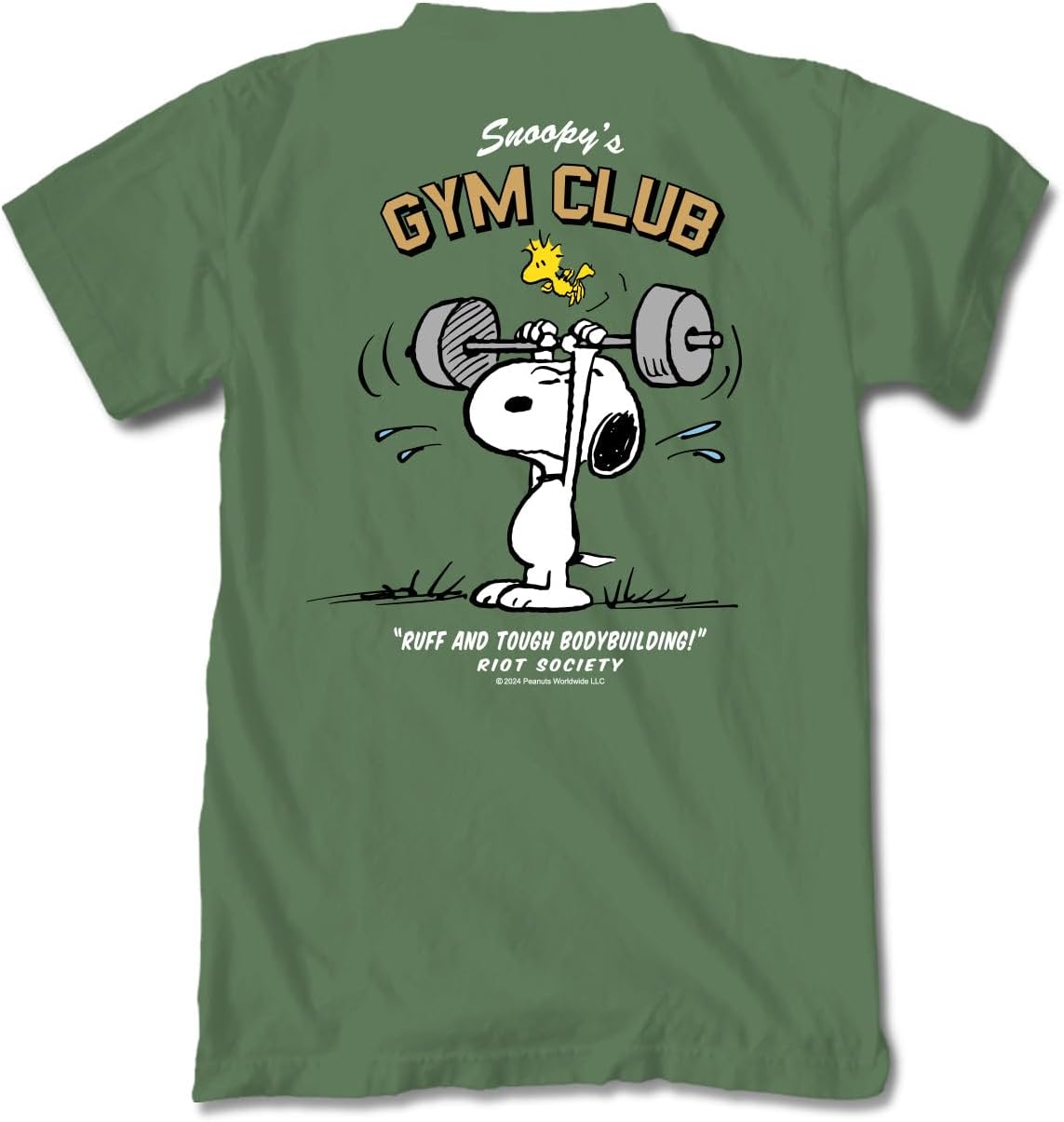 Riot Society Men's Snoopy Gym Graphic T-Shirt for Comfort