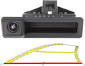 Vehicle Backup Camera with Dynamic Trajectory Guide Line for BMW