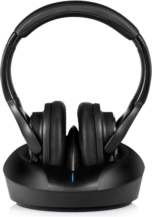 ZANCHIE Wireless TV Headphones - Hi-Fi Stereo, 10Hrs Battery, 330ft Range